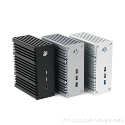 Realan Aluminum Industrial Computer host M1055-J1900-V3U